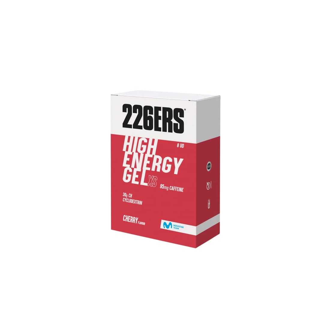 Набор гелей High Energy XS "ВИШНЯ" Кофеин 95мг (8×45гр) |226ERS|