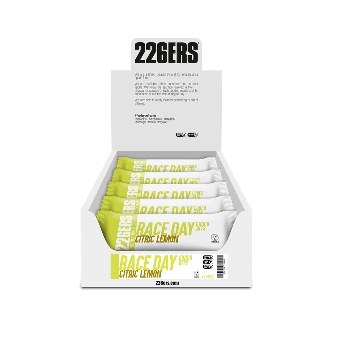 Энергетический батончик Race Day Choco bits "ЛИМОН" (40гр / BOX - 30) |226ERS|