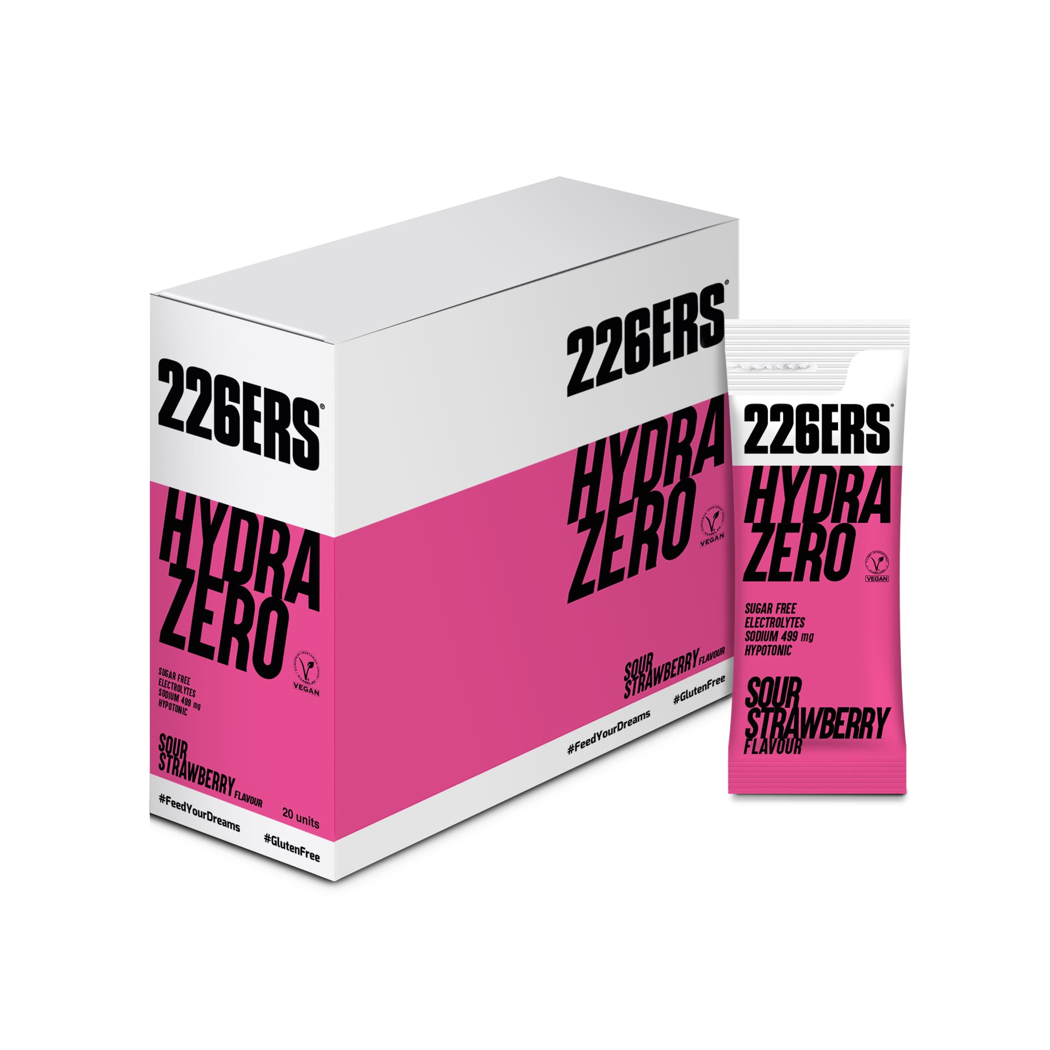 Гипотонический напиток Hydrazero "КЛУБНИКА" (7,5гр / BOX - 20) |226ERS|