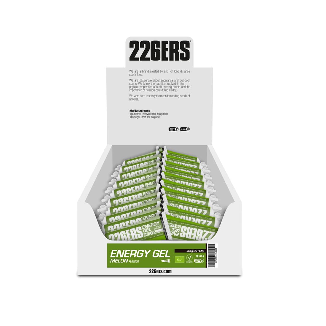 Гель Bio Energy "ДЫНЯ” Кофеин 50мг (25гр / BOX - 40) |226ERS|
